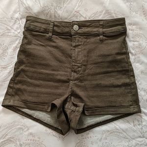 high-waisted shorts